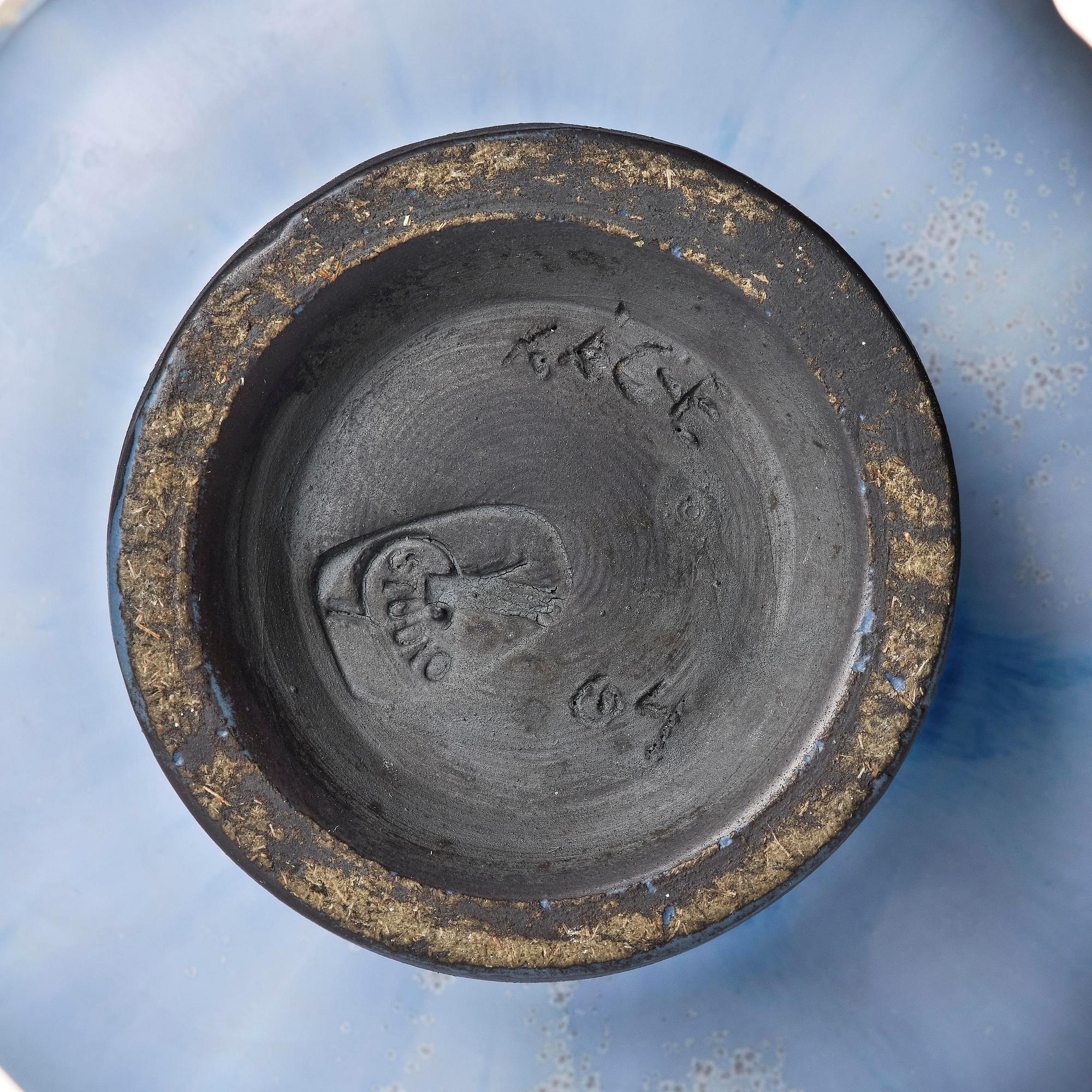 Wilhelm Kåge, a set of two stoneware vases, Gustavsberg Studio 1940s.