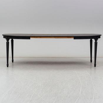 A second half of the 20th century Gustavian style dining table.