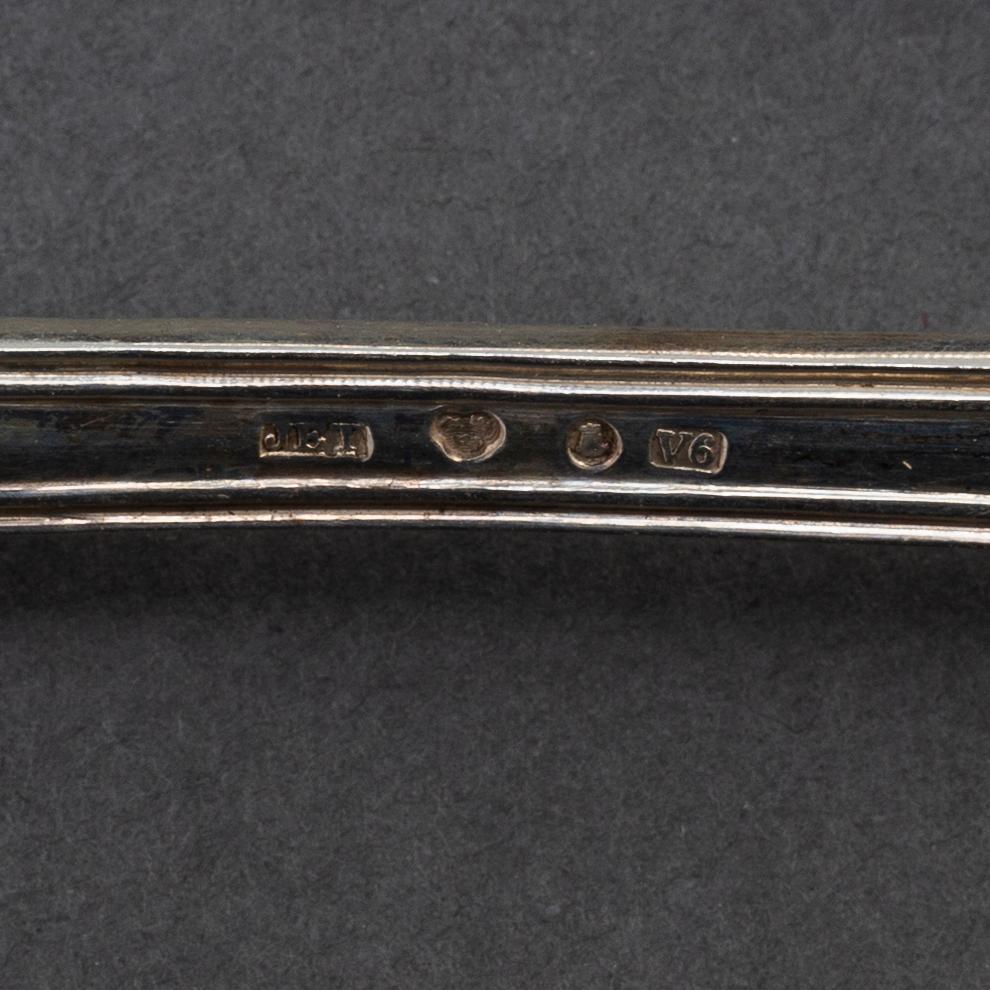 JE TORSK. 52 psc silver cutlery, 'Snäckan'. Stockholm, some 1899.