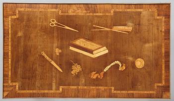 DAMARBETSBORD, i  Anders Lundelius art (mästare i Stockholm 1778-1823), gustavianskt.