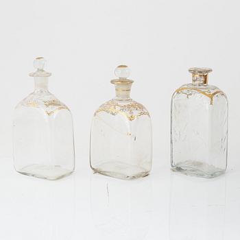 Flaskschatull, 1800-talets första hälft.