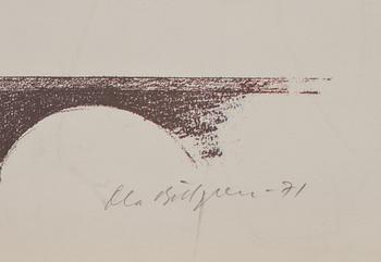 OLA BILLGREN, litografi, signerad och numrerad.