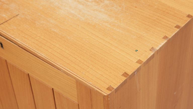 Two Mogens Koch birch cabinets, Rud Rasmussen, Denmark.
