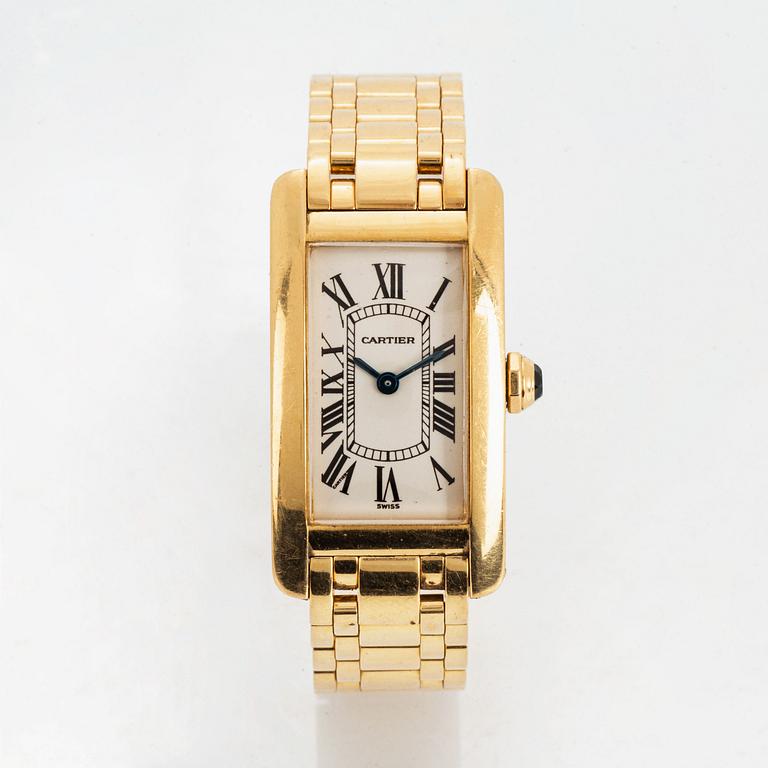 Cartier, Tank Américaine, wristwatch, 19 x 35 mm.