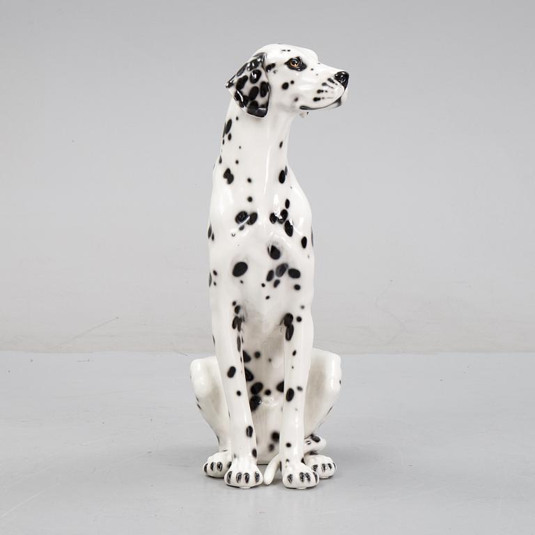 A 1970's porcelain dalmatian figurine.