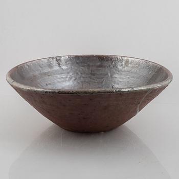 Rolf Palm, a stoneware bowl, Mölle 1963.