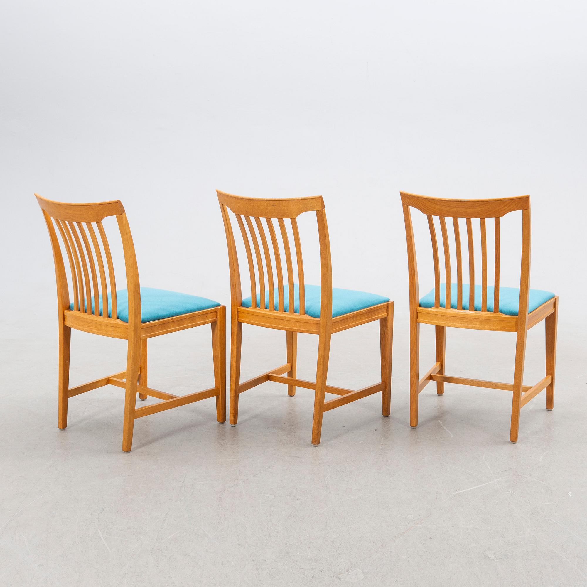 Svante Skogh, 6 st stolar, "Vindö", Balders snickeri, Vaggeryd, 1900-talets andra hälft.