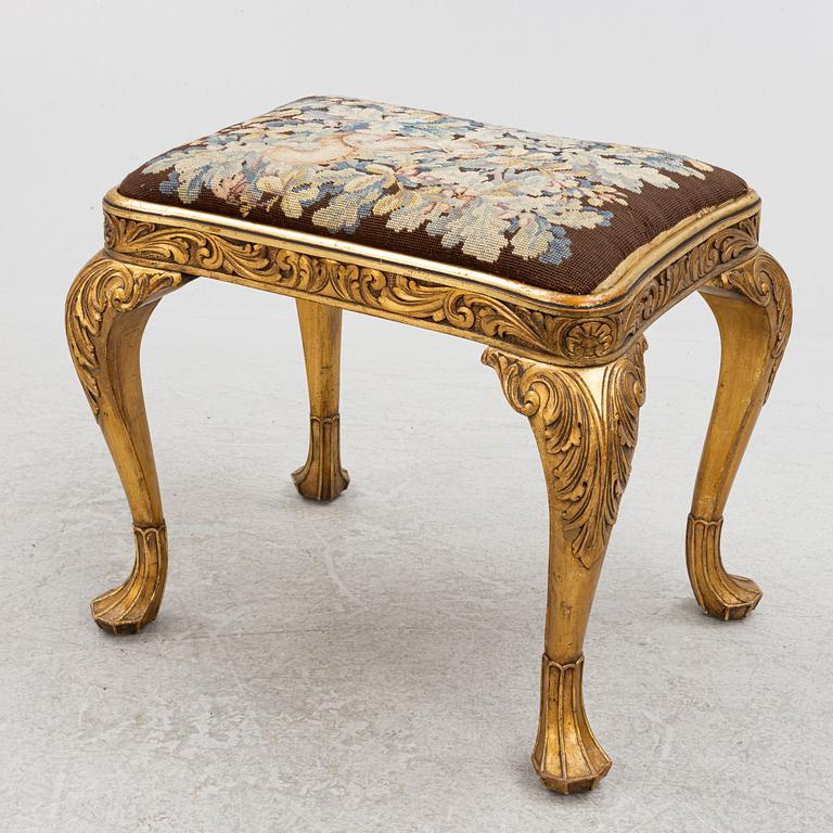 Stool, Louis XIV style, first half of the 20th century.