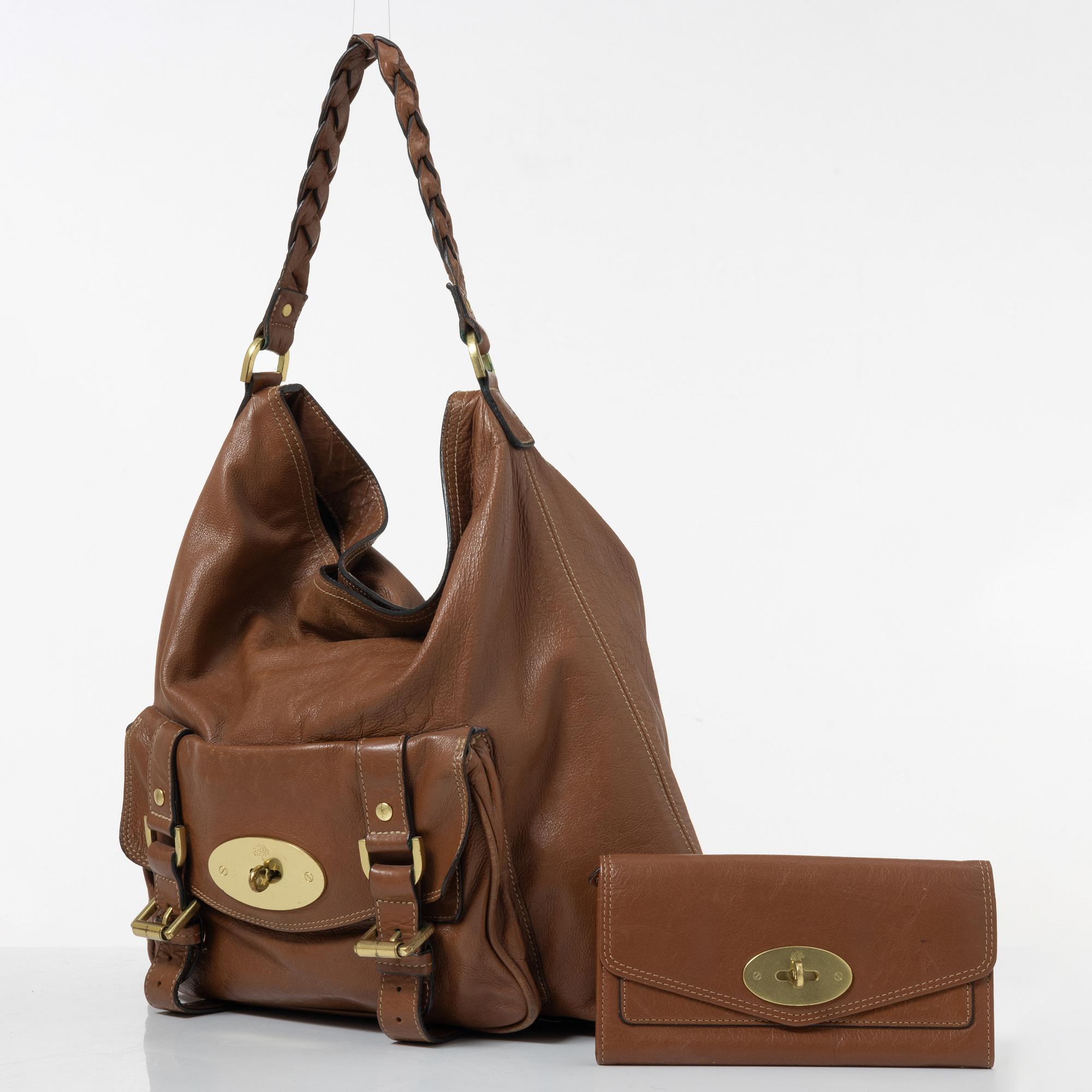 Mulberry, bag, "Alexa" and wallet.
