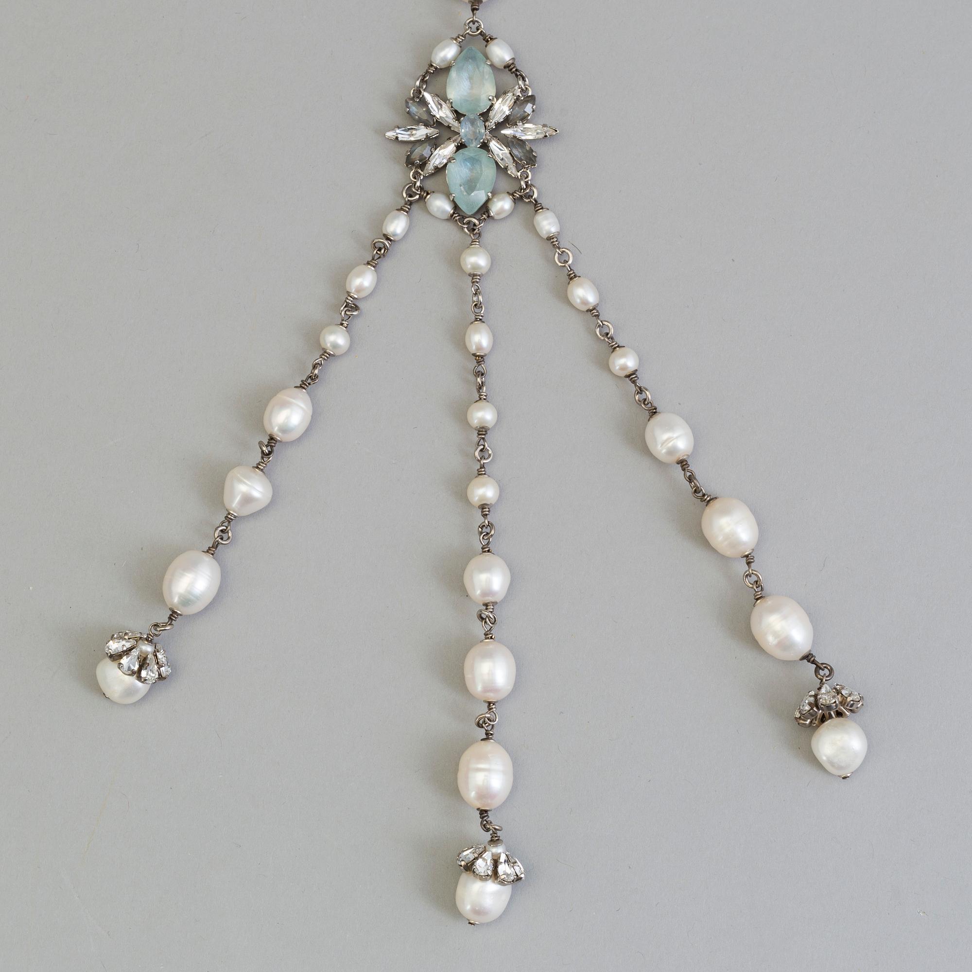 A necklace by Chanel from The Marie Antoinette Coollection 2013, runway piece.