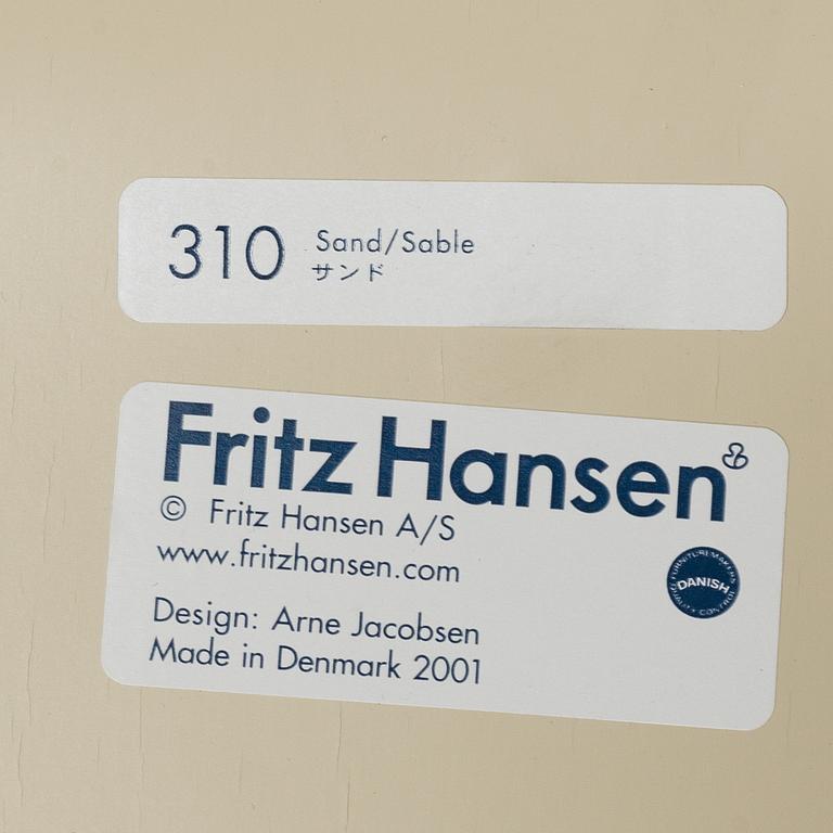 Eight 'Serie 7' chairs by Aerne Jacobsen for Fritz Hansen. Dated 2002.