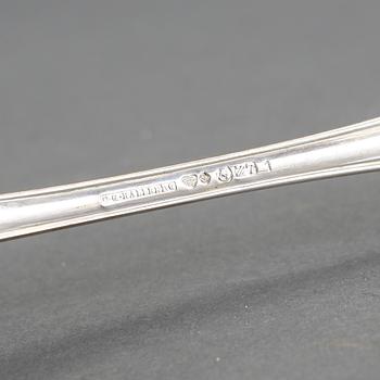 BESTICKSERVIS, 39 delar. Silver. Bl a CG Hallberg 1926. Tot ca 1175 g.