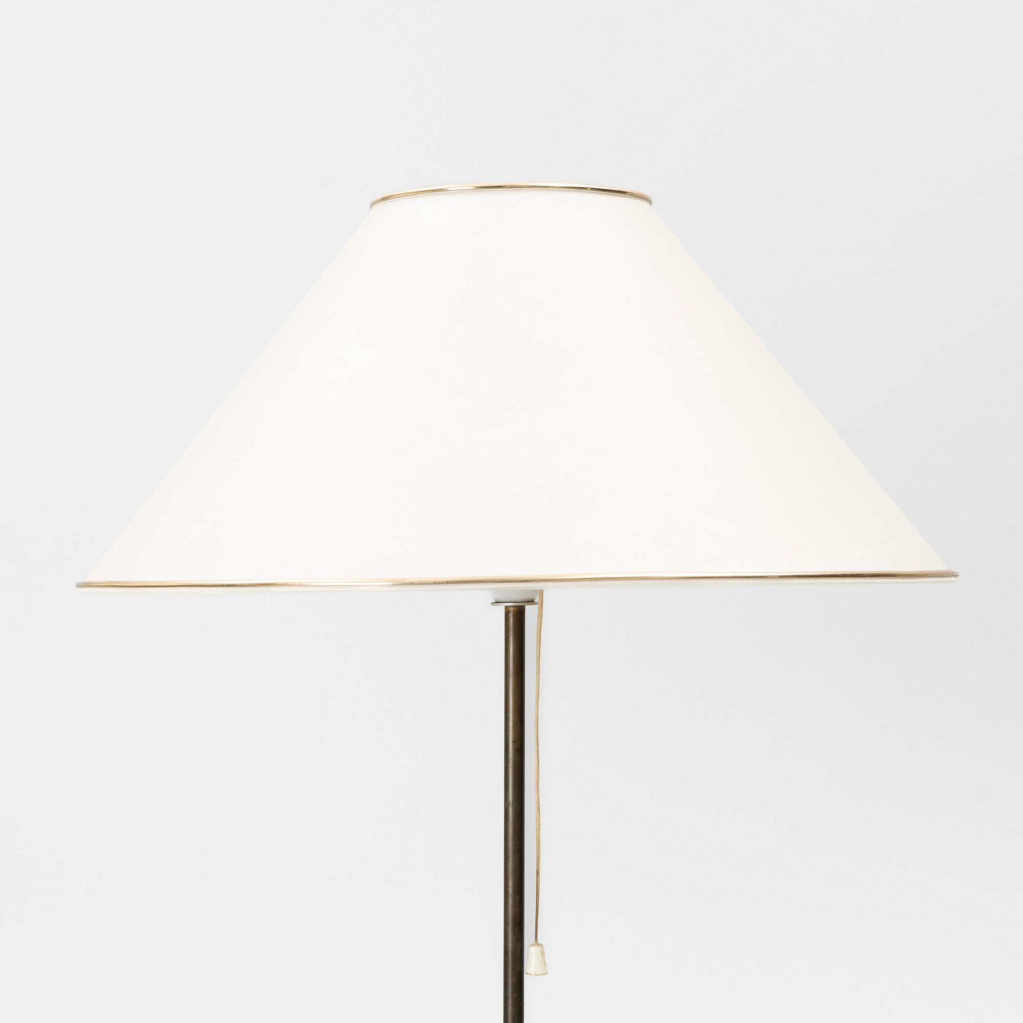 Floor lamps, a pair, second half of the 20th century.