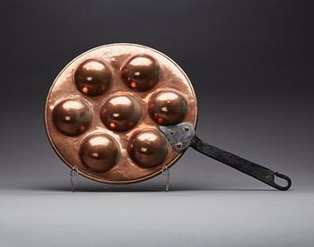 MUNKPANNA, koppar, 1800-talets senare del.