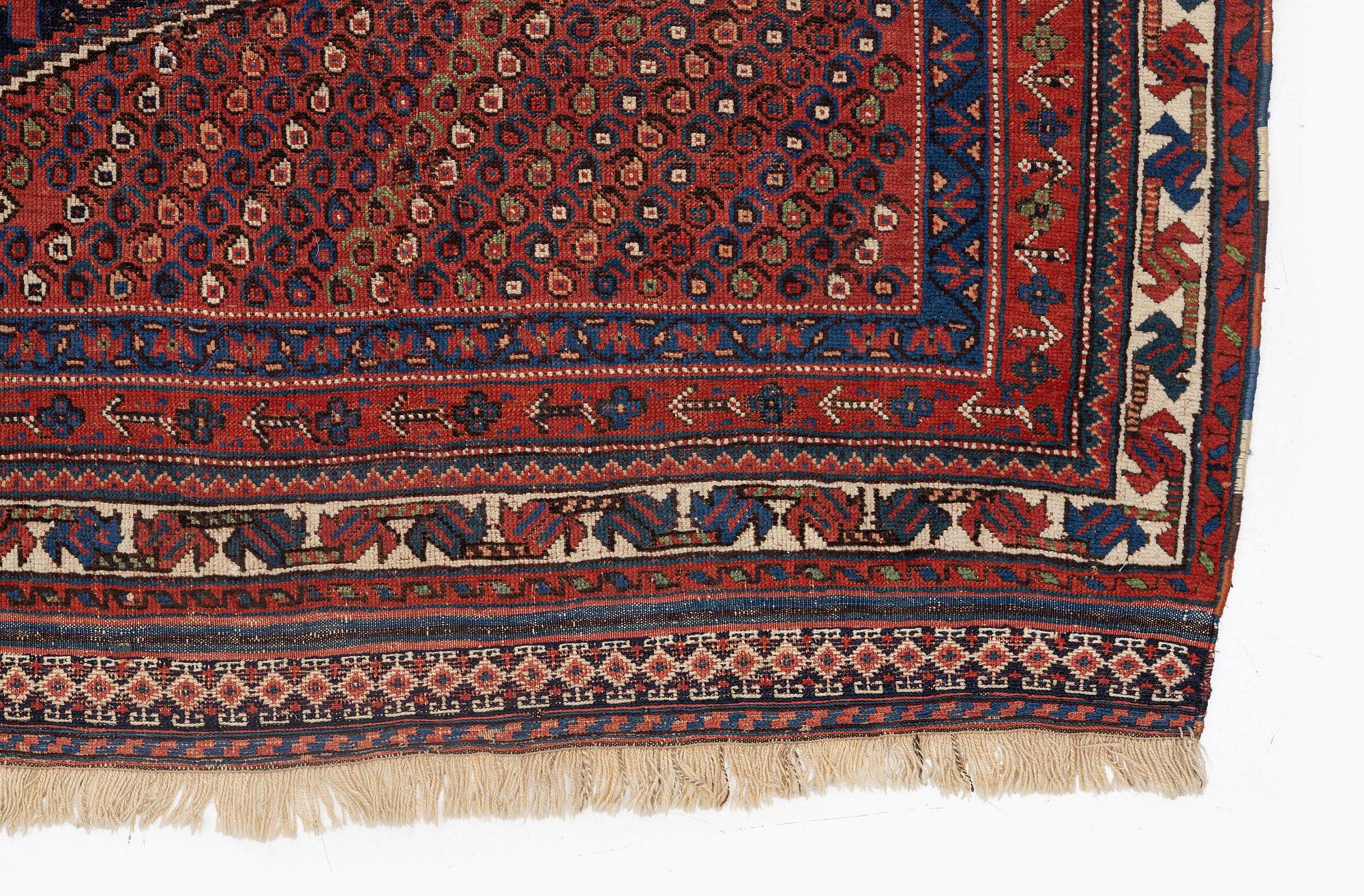 An Antique Afshar carpet, South Persia (Iran), c. 364 x 230 cm.