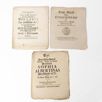 Kungliga tillfällestryck m.m.