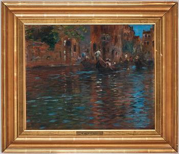 Wilhelm von Gegerfelt, WILHELM VON GEGERFELT, Signed W v Gegerfelt, oil on canvas mounted on panel.