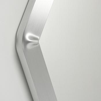 David Taylor, spegel, unik, "Aluminium Mirror", Studio Mellösaverken, Sverige, 2025.