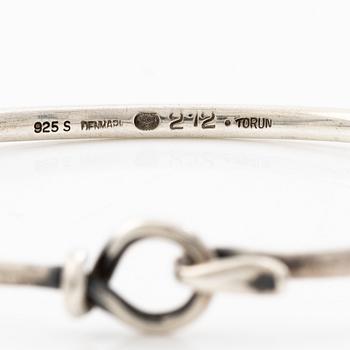 Vivianna Torun Bülow-Hübe, armring, sterlingsilver, Georg Jensen, Danmark.