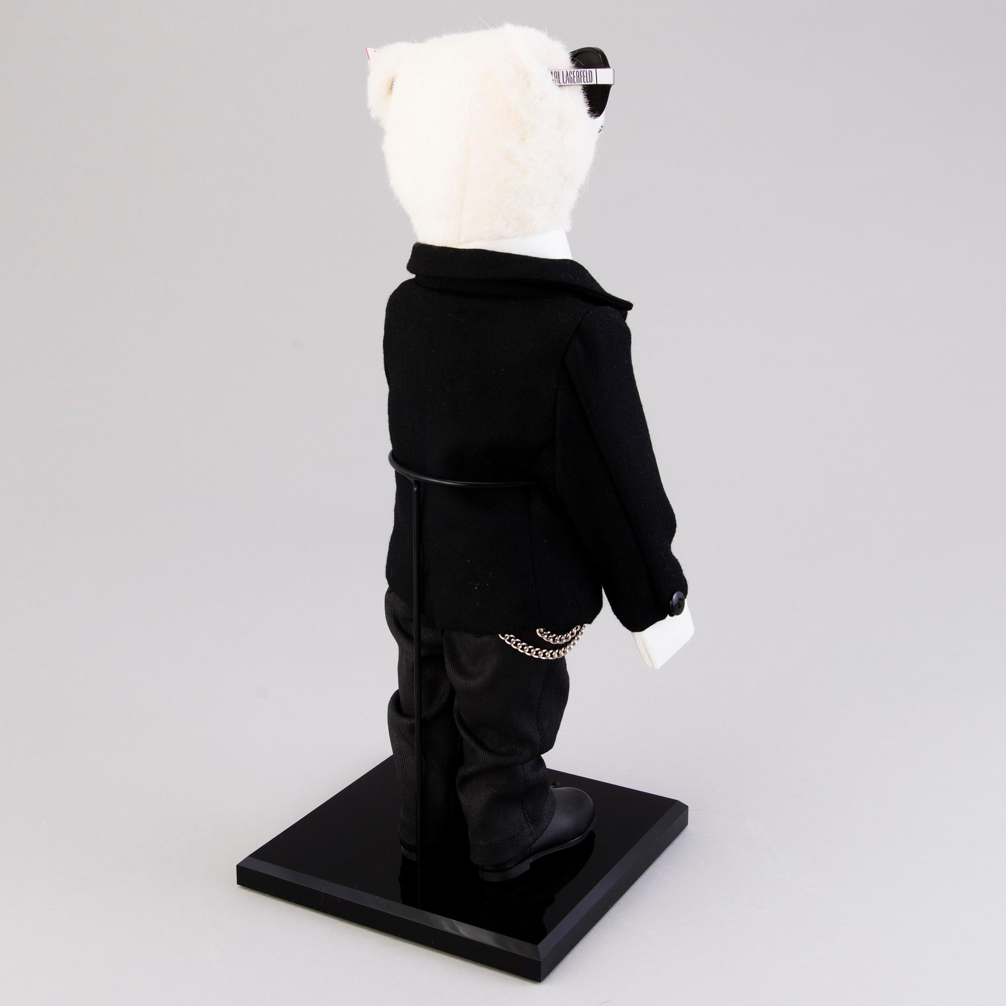 A Karl Lagerfeld Steiff Teddy Bear, Limited edition, numbered 1190/2500, Germany 2009.