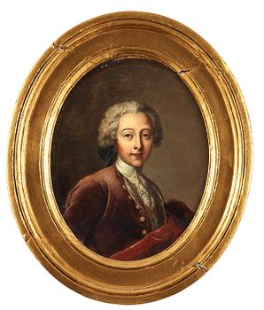 Jean Valade Attributed to, Portrait of a young gentleman.