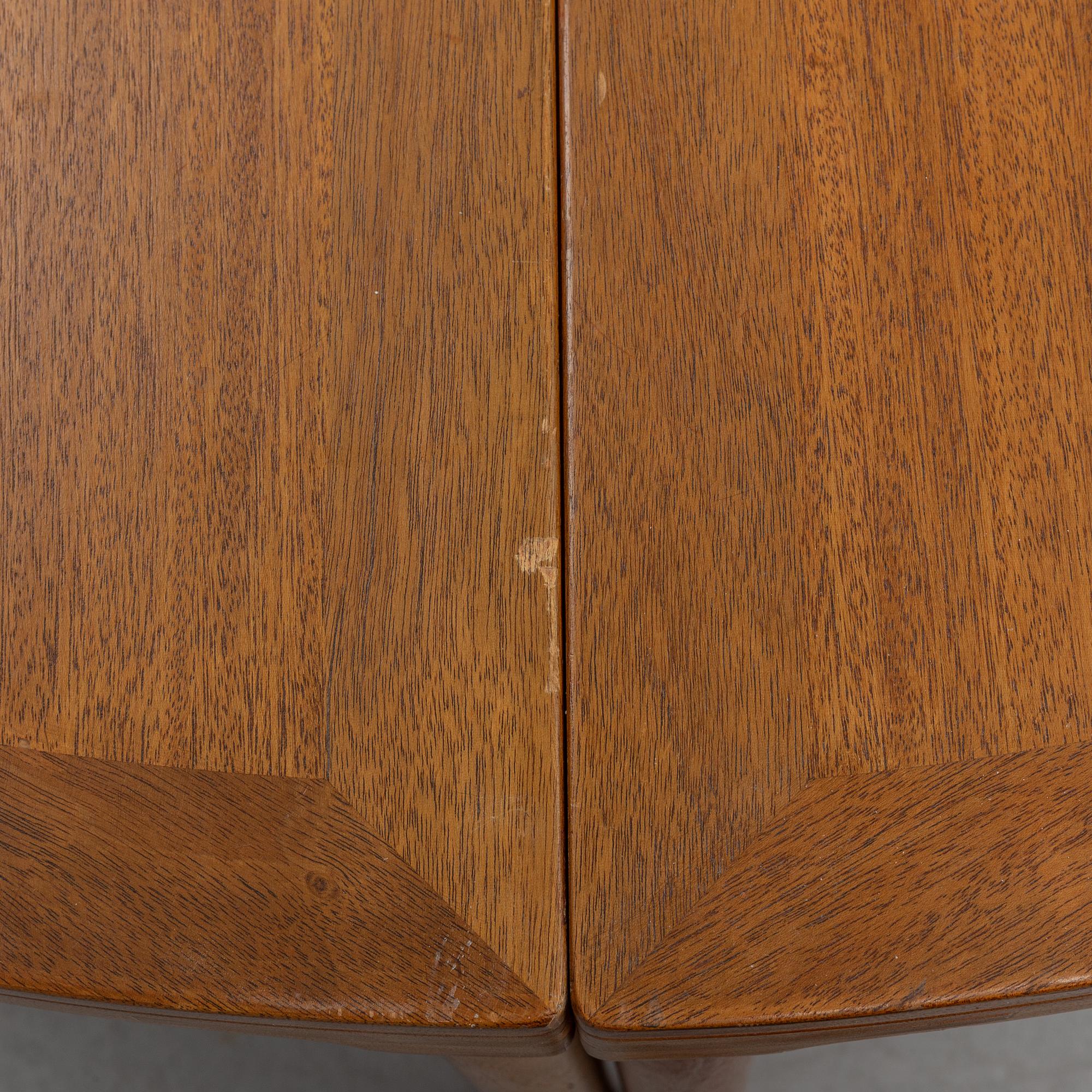 Arne Karlsen, a pair of walnut tables, Interna, Denmark.