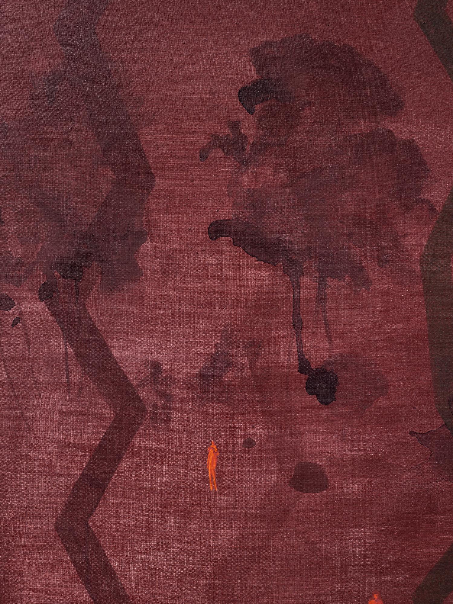 Donna Moylan, olja på duk, signerad och daterad 92-93 a tergo.