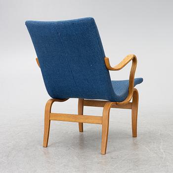Bruno Mathsson, Fåtölj, "Eva", Firma Karl Mathsson, Värnamo, 1973.