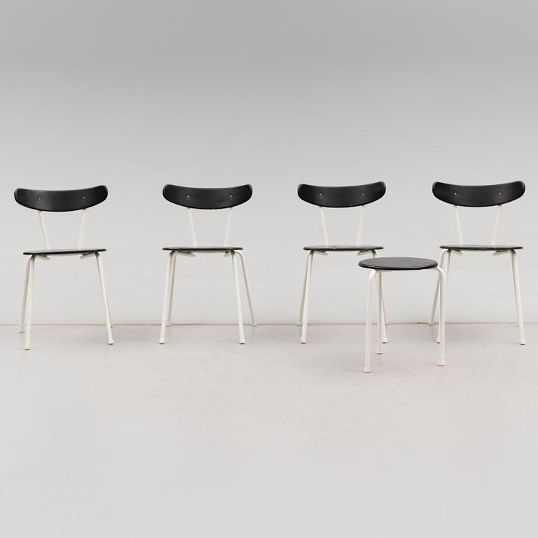 STOLAR 4 st OCH PALL, Herman Persson, Bjärnum, 1900-talets andra hälft.