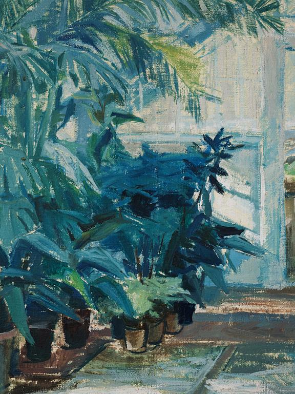 Sigrid Aminoff, Växthusinteriör.