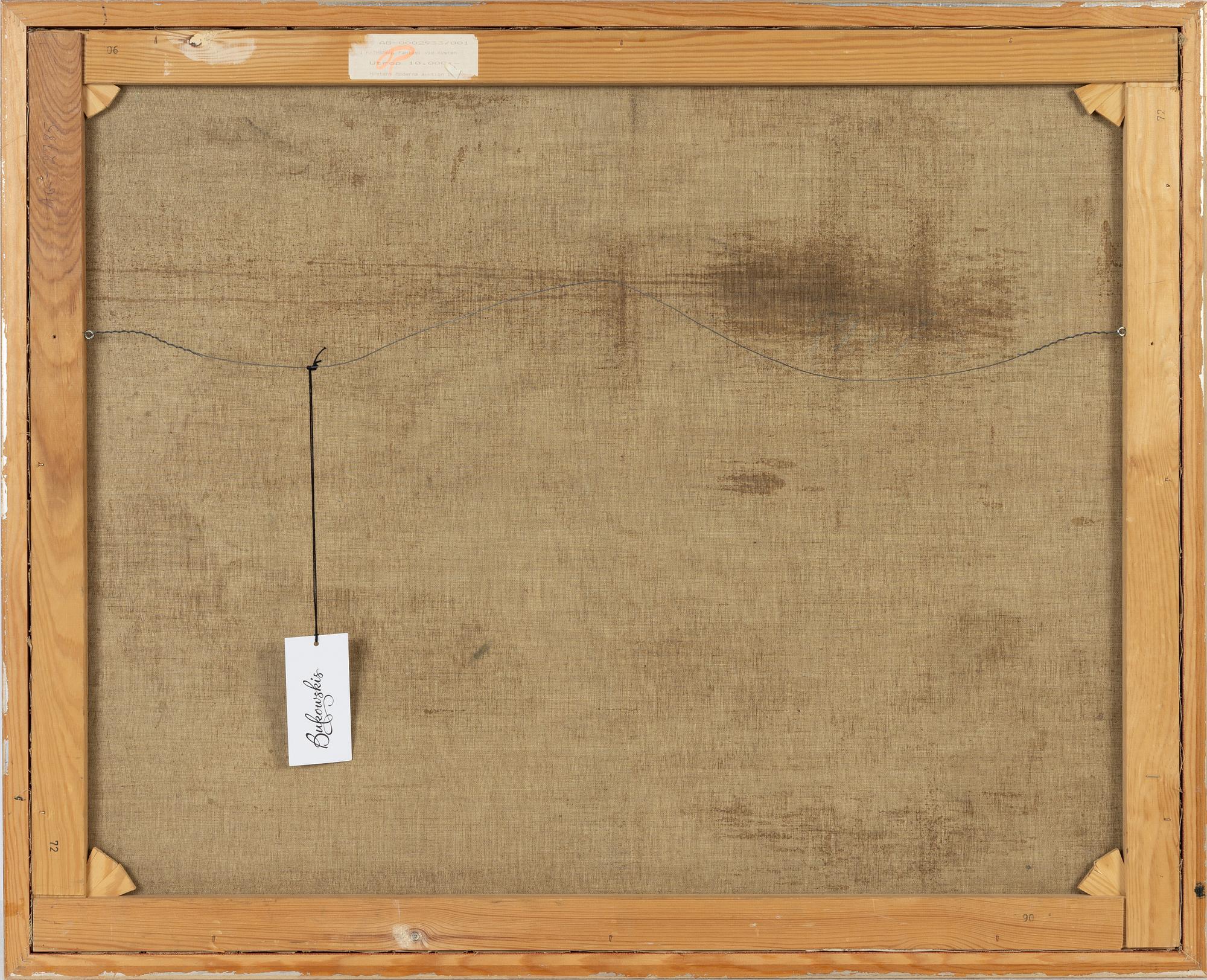 Siri Rathsman, oil on canvas, signed and dated 1937.