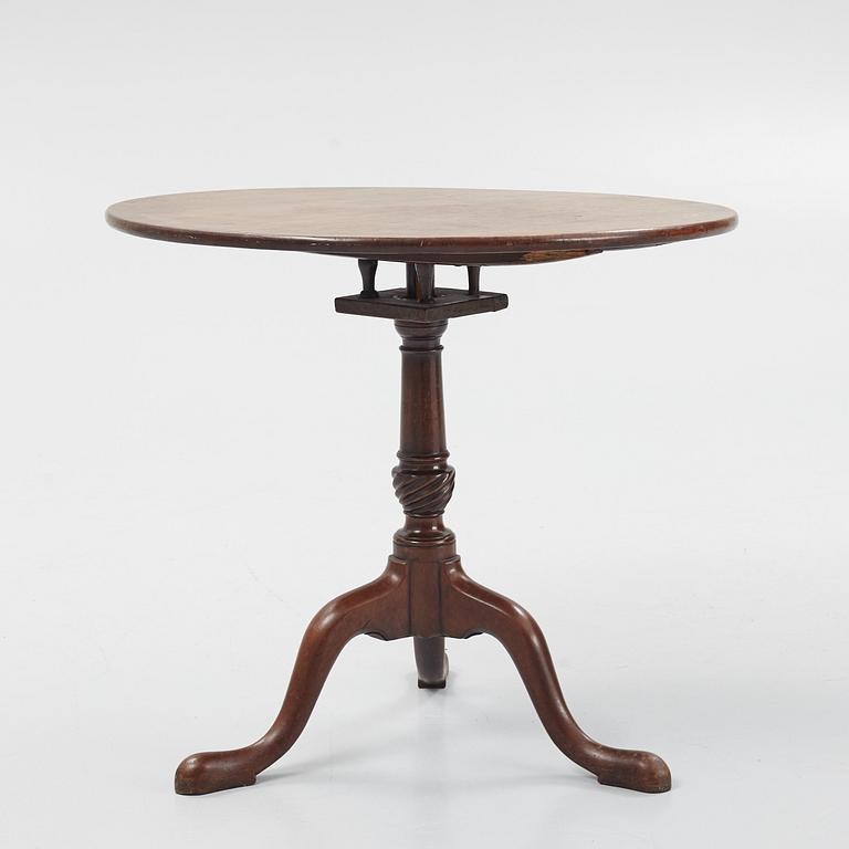 A mahogany fording table, 19th Century.