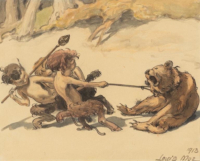 Louis Moe, ".....leg med en ung Björn".