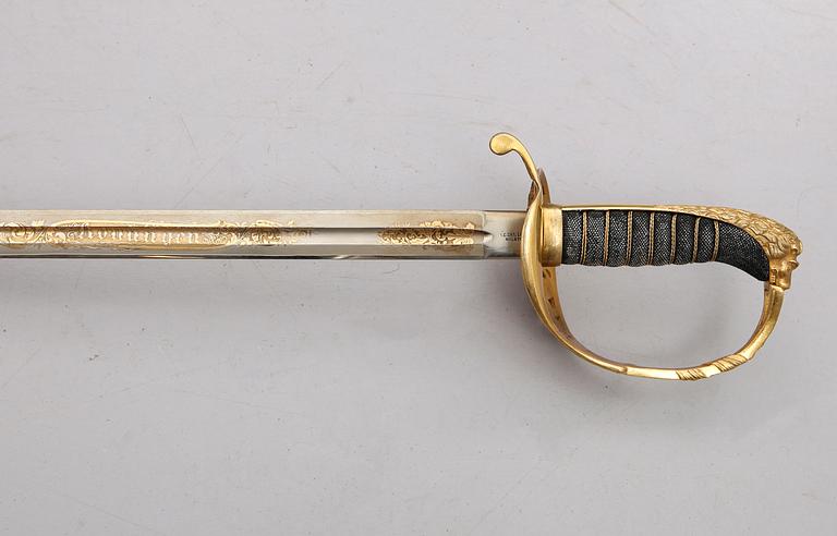 SABEL, ca 1880, för officer vid Infanteriet.