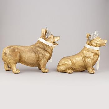 Johanna Lind Bagge & Anders Bagge, skulpturer, ett par, resin.