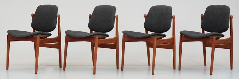 STOLAR, 4 st, Arne Vodder, France & Daverkosen, Danmark, 1950-tal.