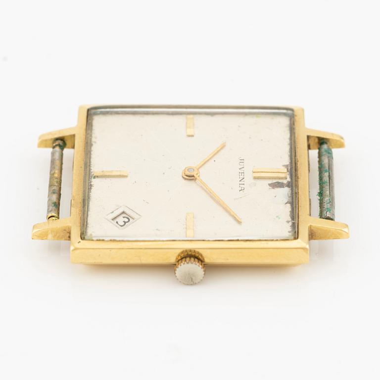 Juvenia, 18K gold, wristwatch, 28 mm.