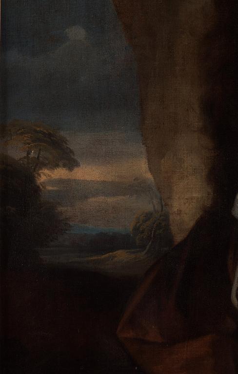 Peter Lely (Pieter van der Faes) Circle of, A gentleman in brown coat.