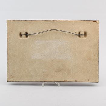 VÄGGRELIEF, Stig Lindberg, signerad, Gustavsberg.