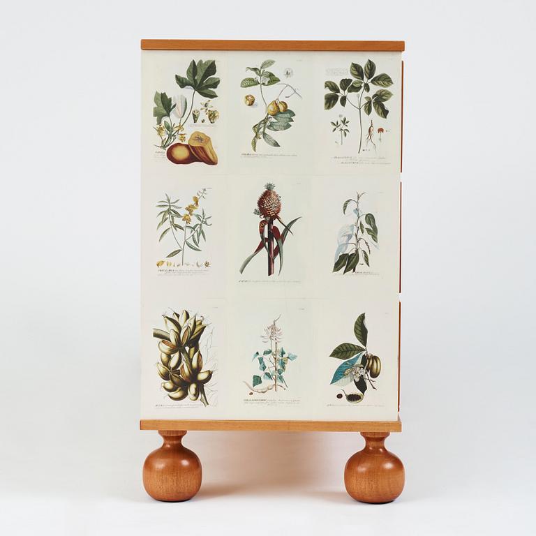 Josef Frank, a mahogany chest of drawers 'Flora Linné', Svenskt Tenn, Sweden 2007, made in a limited edition of model nr 1050.