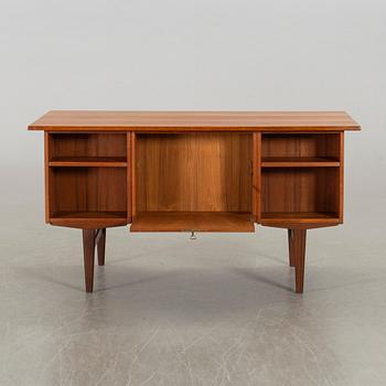DESK, teak, mid 20th century.