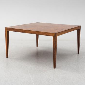 SEVERIN HANSEN, a rosewood veneered coffee table from Haslev Møbelfabrik, Deanmark, 1950's/60's.