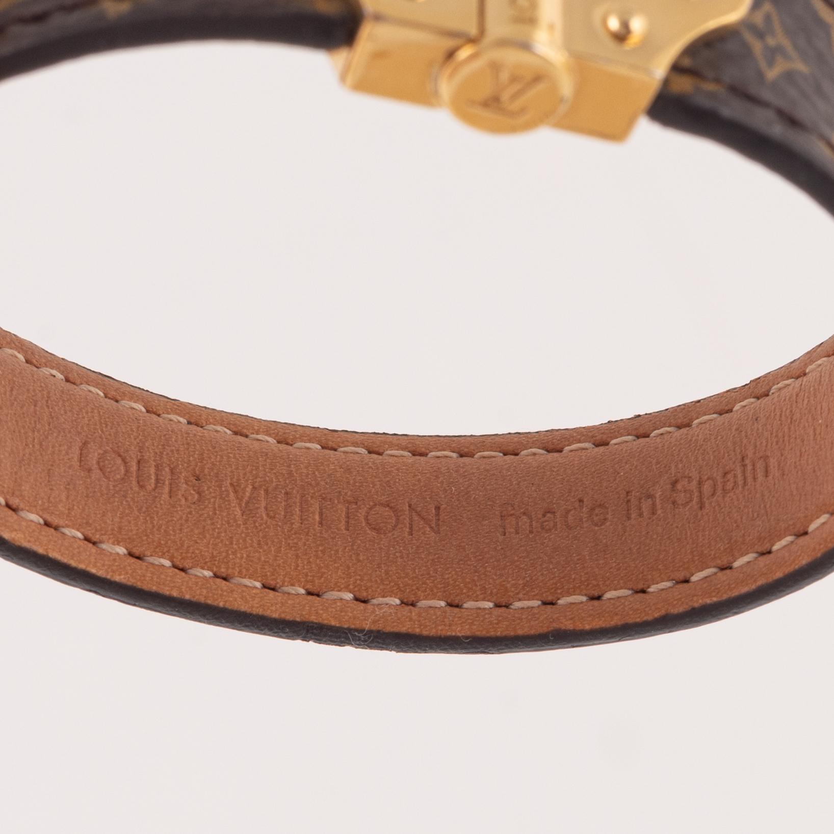 Louis vuitton spirit nano monogram bracelet online