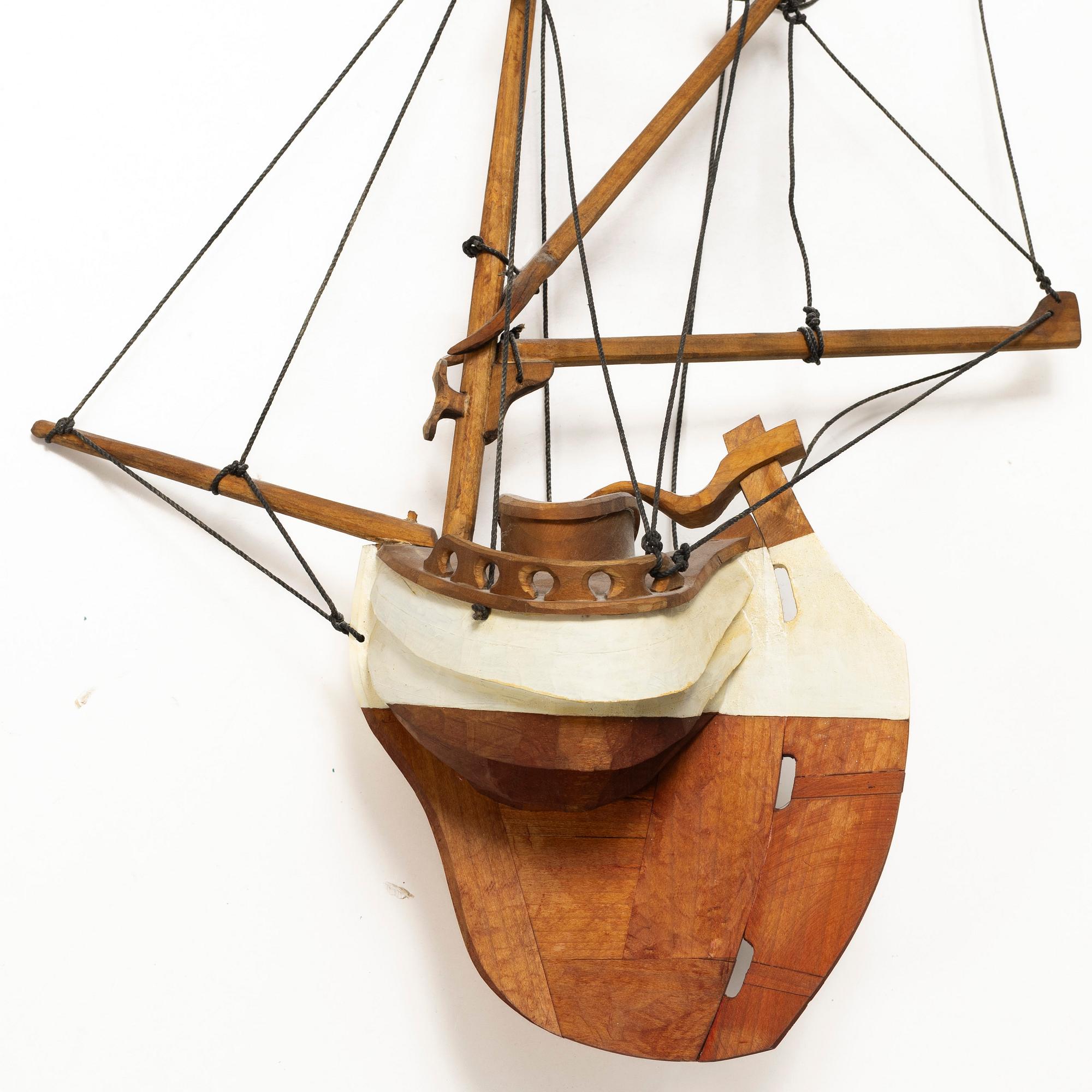 Bengt Lundin, boat model.