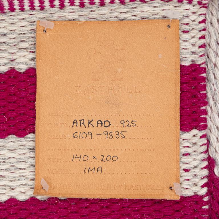 Gunilla Lagerhem Ullberg, a flat weave carpet, 'Arkad 925', Kasthall, Sweden, c. 200 x 140 cm.