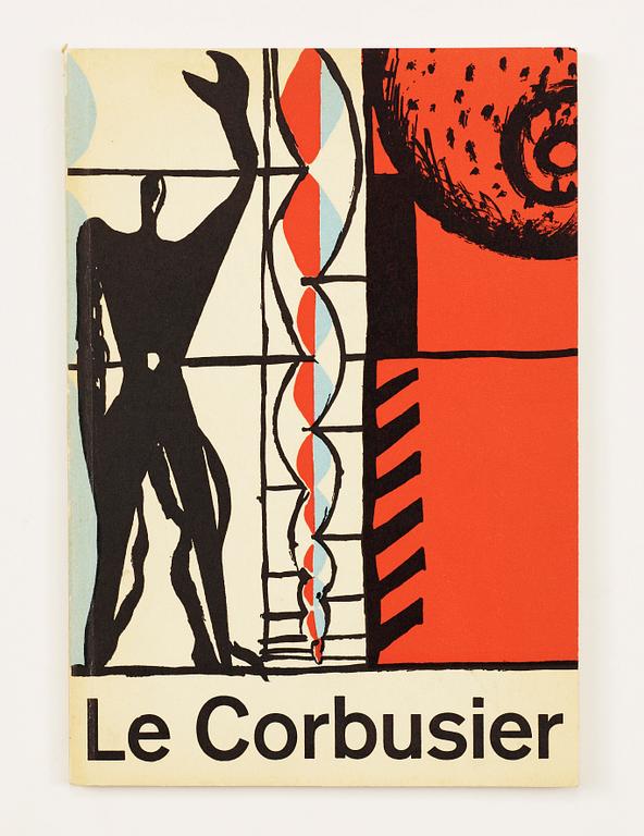 BOK, "Le Corbusier, Arkitektur, Målningar, Skulpturer, Gobelänger, Teckningar." Moderna Museet, Stockholm,1958. Signerad.