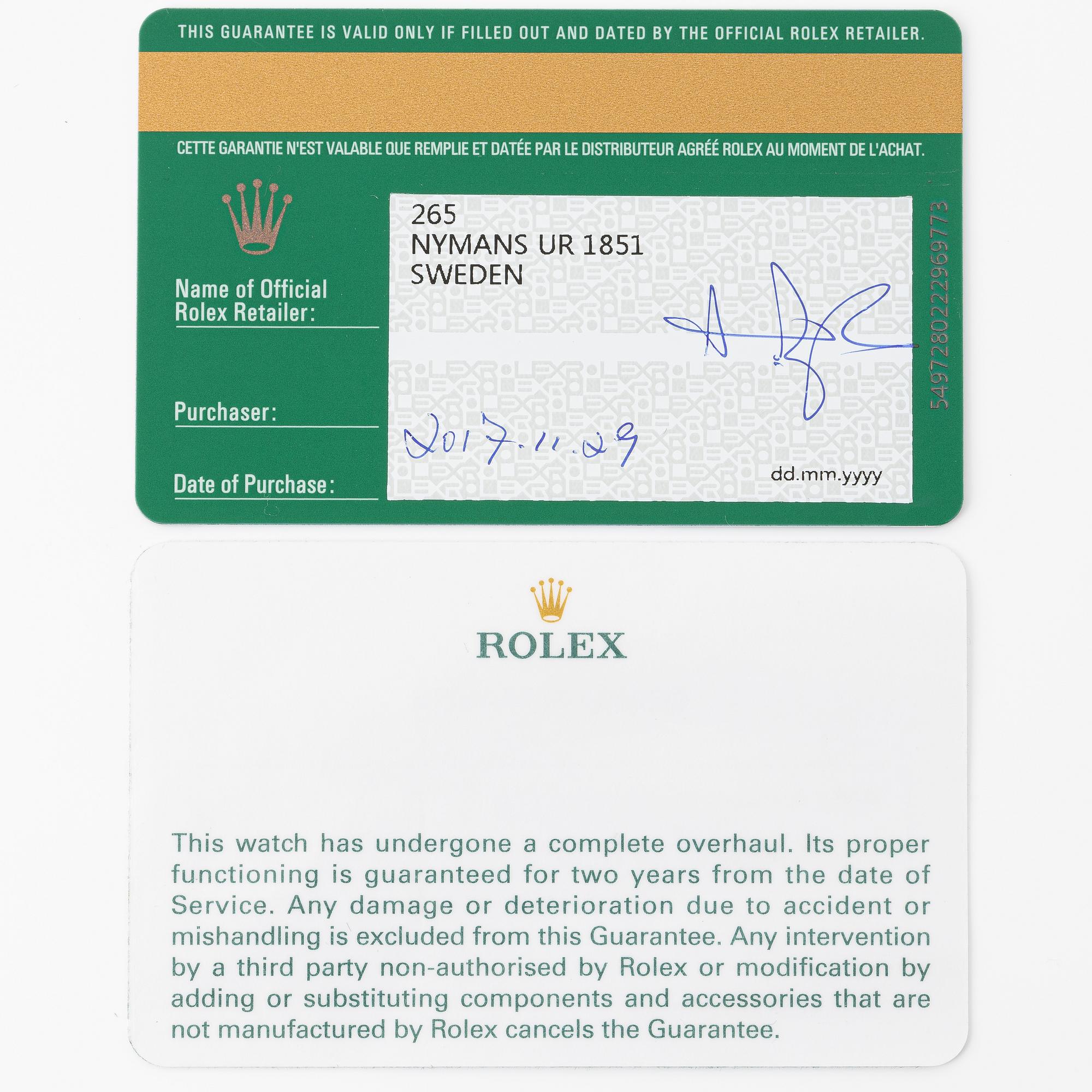 Rolex, Oyster Perpetual, Cosmograph Daytona, Chronometer, "Diamond Dial", wristwatch, 40 mm.