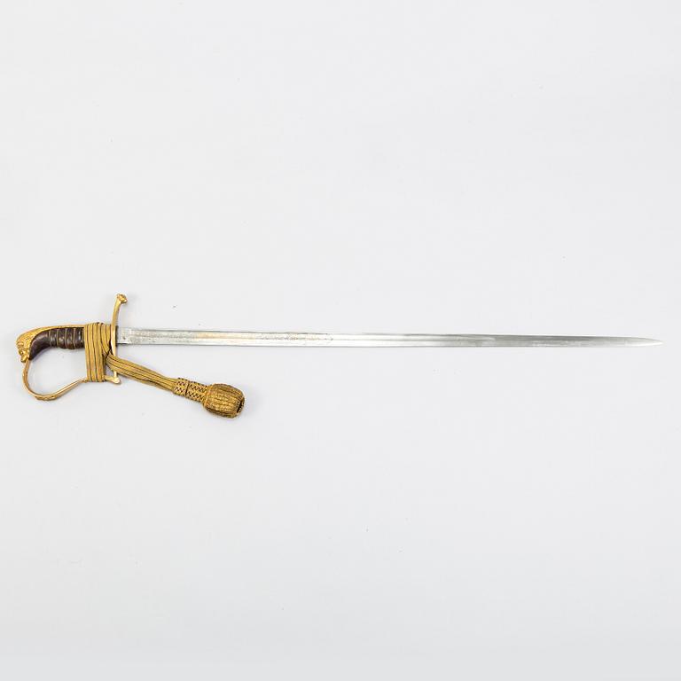 A Swedish Infantry officer's sword 1899 pattern.