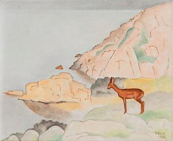 49. Einar Jolin, Deer by the water.