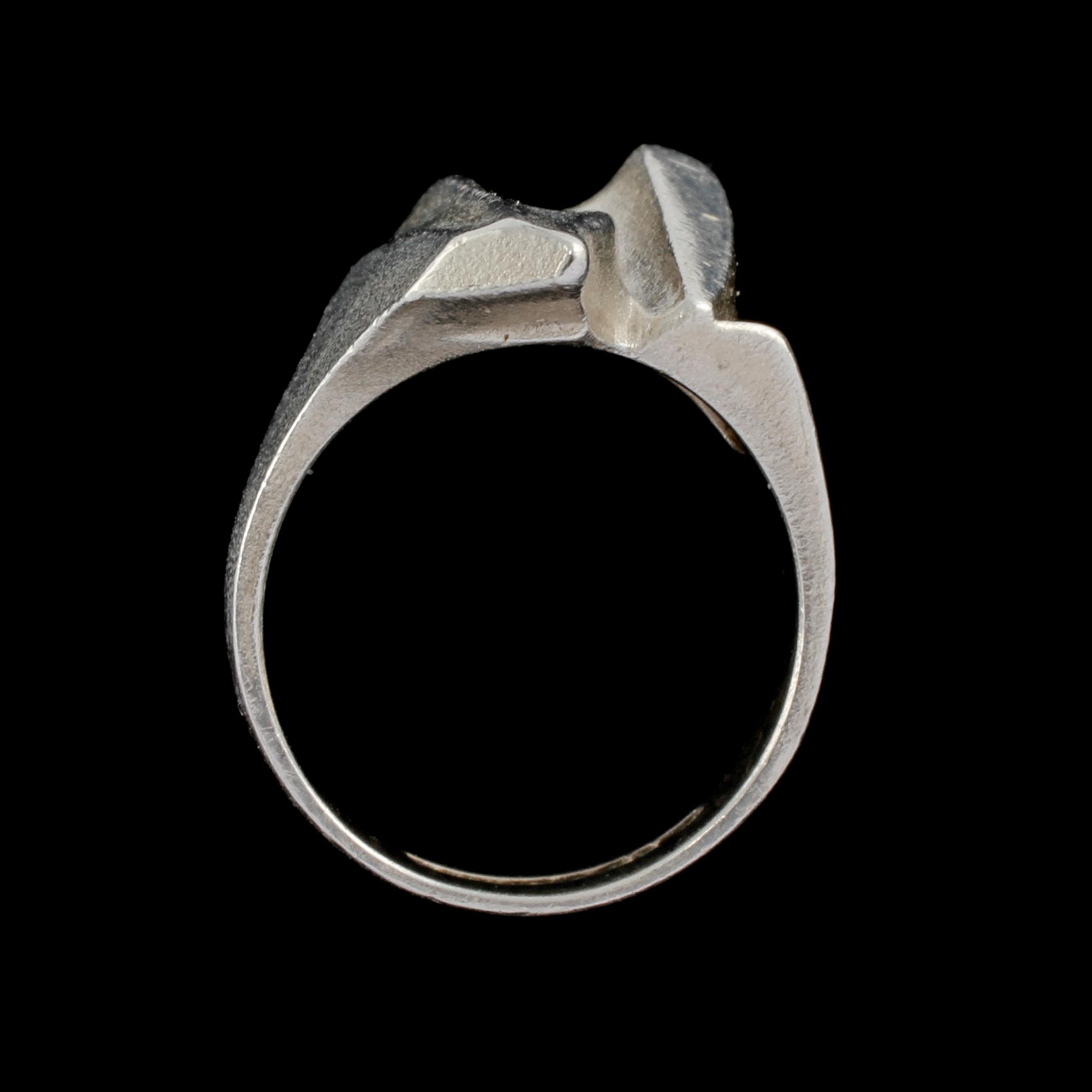 RING, sterlingsilver, Björn Weckström, Lapponia, 1991. Vikt 13 g.